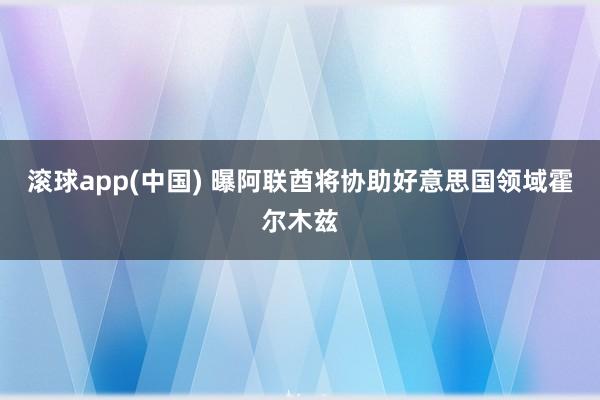 滚球app(中国) 曝阿联酋将协助好意思国领域霍尔木兹