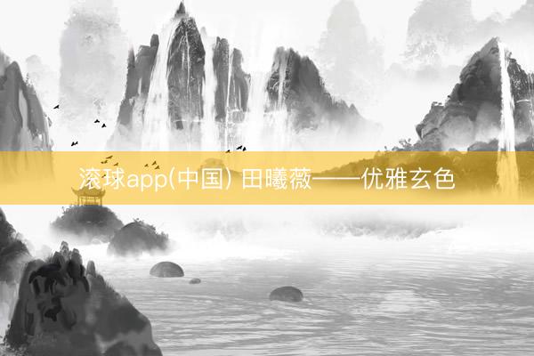 滚球app(中国) 田曦薇——优雅玄色