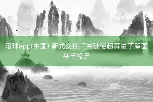 滚球app(中国) 新式交换门冲破使超等量子筹画举手投足