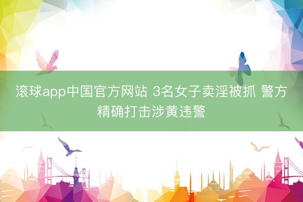滚球app中国官方网站 3名女子卖淫被抓 警方精确打击涉黄违警