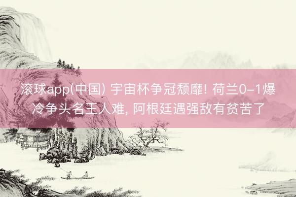 滚球app(中国) 宇宙杯争冠颓靡! 荷兰0-1爆冷争头名王人难， 阿根廷遇强敌有贫苦了